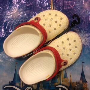 Walt Disney World Parks Balloon Mickey Popcorn CROCS NWT - M 5 W 7 - Rare